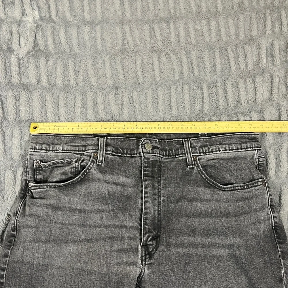 Levis 514 Straight Fit Mens Jeans 40x32 Charcoal Gray Stretch‎ Denim 00514-1598
